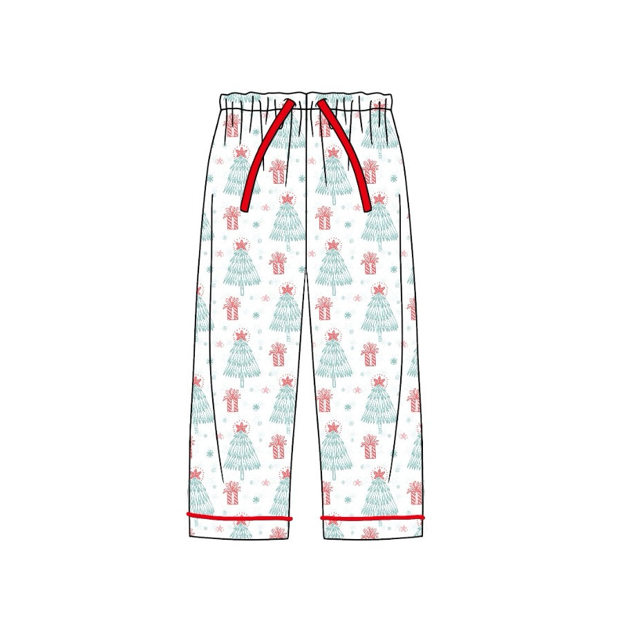 Adult Women Pants Christmas Tree Gifts Bottom Pants Pajamas Preorder P0614