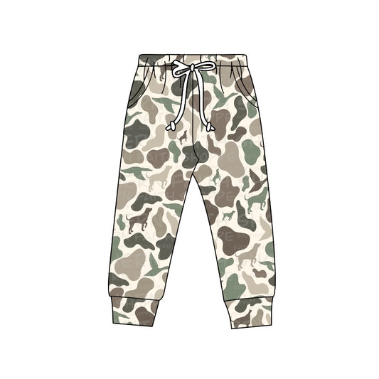 Baby Boys Pants Ducks Dogs Hunting Camo Bottoms Pants Preorder P0660