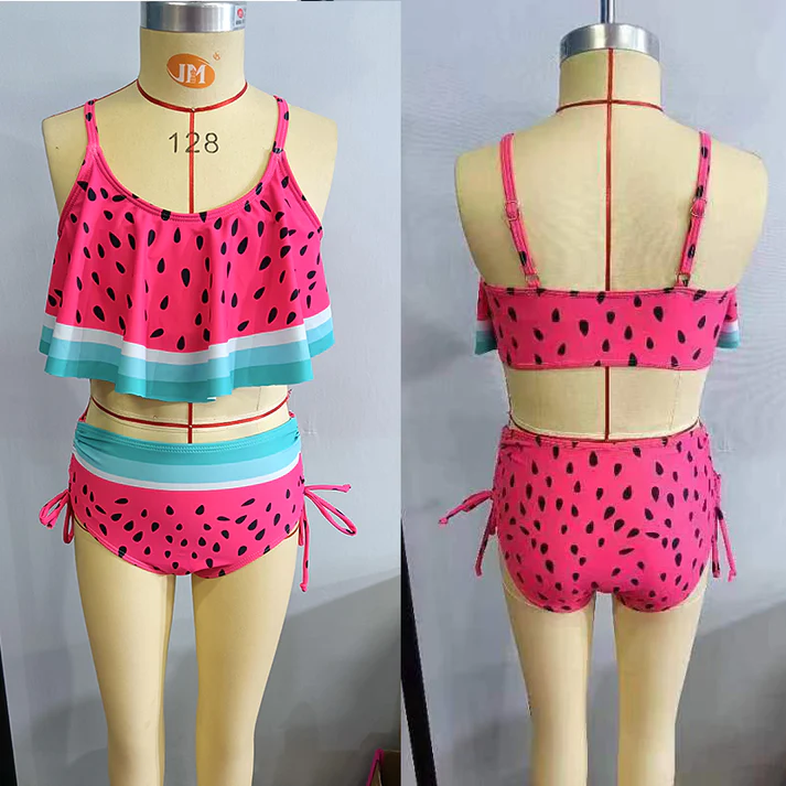 Baby Girls Swimsuit Watermelon Cute 2 pieces Swimsuits S0143