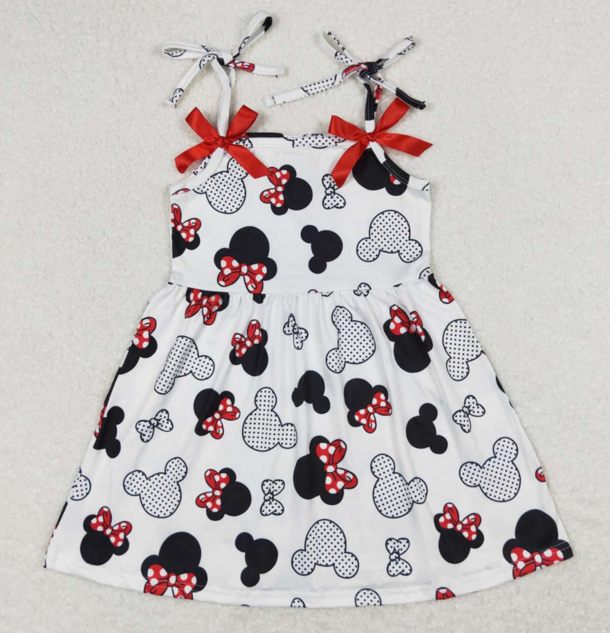 Boutique Baby Girls Dress Cartoon Cute Knee Length Dresses GSD0855