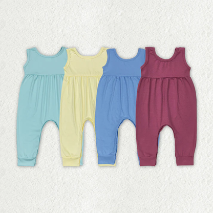 Infant Baby Rompers Kids Sibling Rompers Sister Brother Sleeveless Summer Rompers SR1447