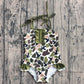 Baby Girls Strap Southern Green Camo Ducks Hunting Swimsuits Preorder S0744