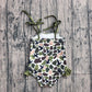 Baby Girls Strap Southern Green Camo Ducks Hunting Swimsuits Preorder S0744