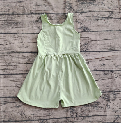 Baby Girls Jumpsuits Aqua Sleeveless Yoga Jumpsuits Preorder SR3021 5.1