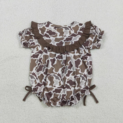 Sibling Embroidery Mama's & Daddy's Boys & Girls Southern Camo Rompers