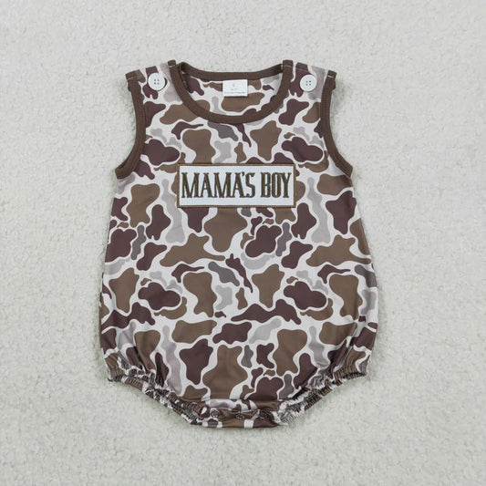 Sibling Embroidery Mama's & Daddy's Boys & Girls Southern Camo Rompers