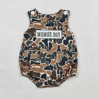 Sibling Embroidery Mama's & Daddy's Boys & Girls Southern Camo Rompers
