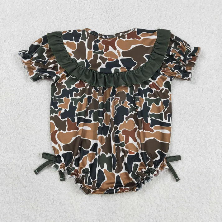 Sibling Embroidery Mama's & Daddy's Boys & Girls Southern Camo Rompers