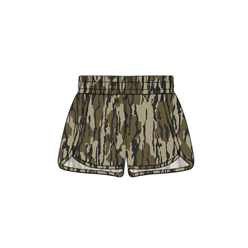 Baby Girls Shorts Green Camo Summer Shorts Bottoms Preorder SS0360