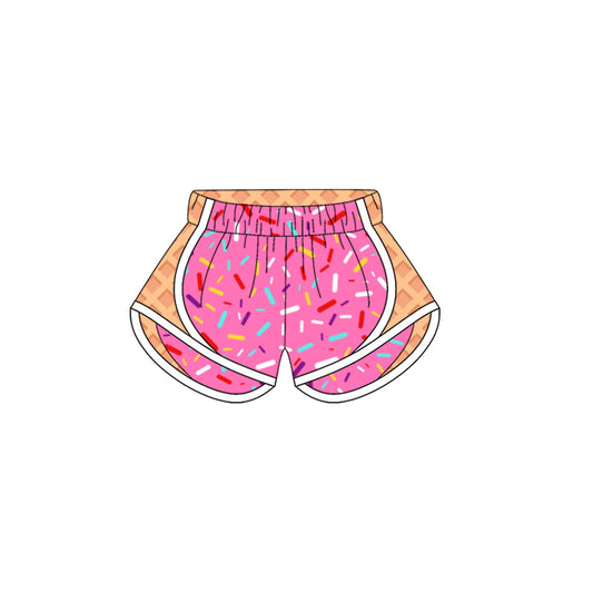 Baby Girls Shorts Pink Ice-cream Drip Yoga Shorts Bottoms Preorder SS0570 3.29