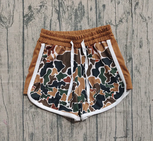 Baby Girls Brown Camo Southern Shorts Bottom Preorder SS0742 11.15