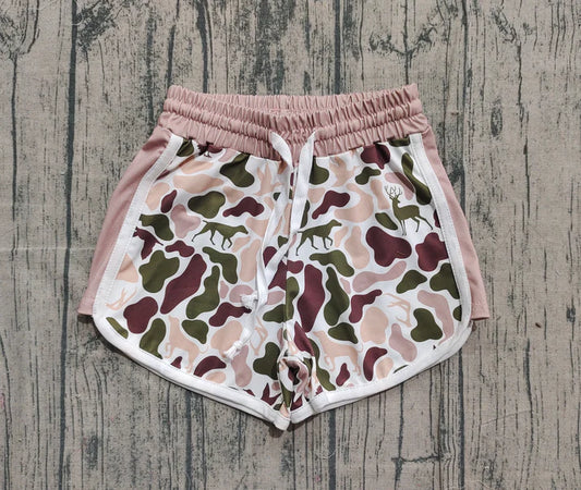 Baby Girls Ducks Dogs Deer Camo Southern Shorts Bottom Preorder SS0743 11.15