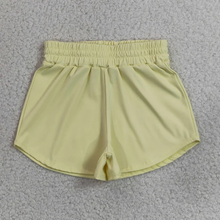 Sibling Baby Girls Colorful Yoga Active Sport Shorts Bottom