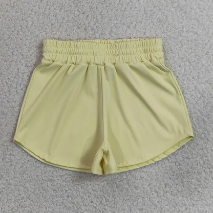 Sibling Baby Girls Colorful Yoga Active Sport Shorts Bottom