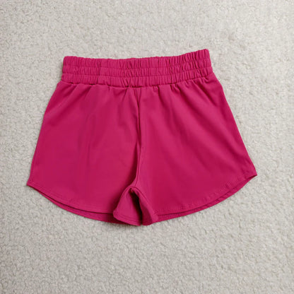 Sibling Baby Girls Colorful Yoga Active Sport Shorts Bottom