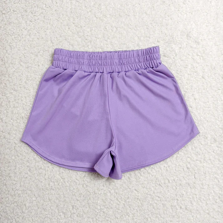 Sibling Baby Girls Colorful Yoga Active Sport Shorts Bottom
