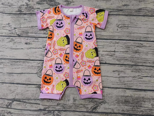 Baby Girls Rompers Halloween Short Sleeve Rompers preorder MOQ 5