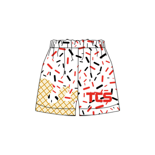 Preorder(moq 5) Baby Boys Red Drip TCS Team Shorts Bottom 8.11