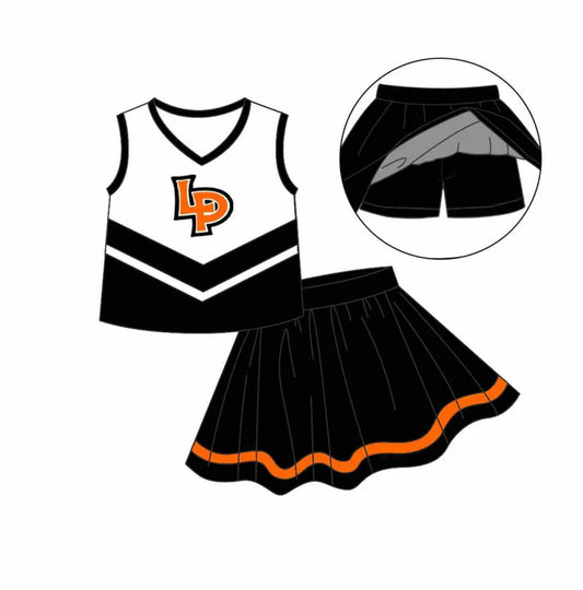 Preorder (moq 5)Baby Girls LP team Top Skirt Skort Sets 7.2