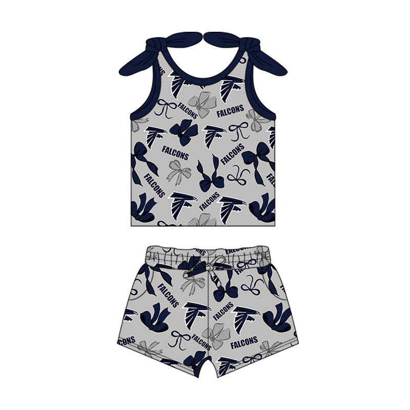 Preorder (moq 5)Baby Girls Clothes Bows Sleeveless Sets