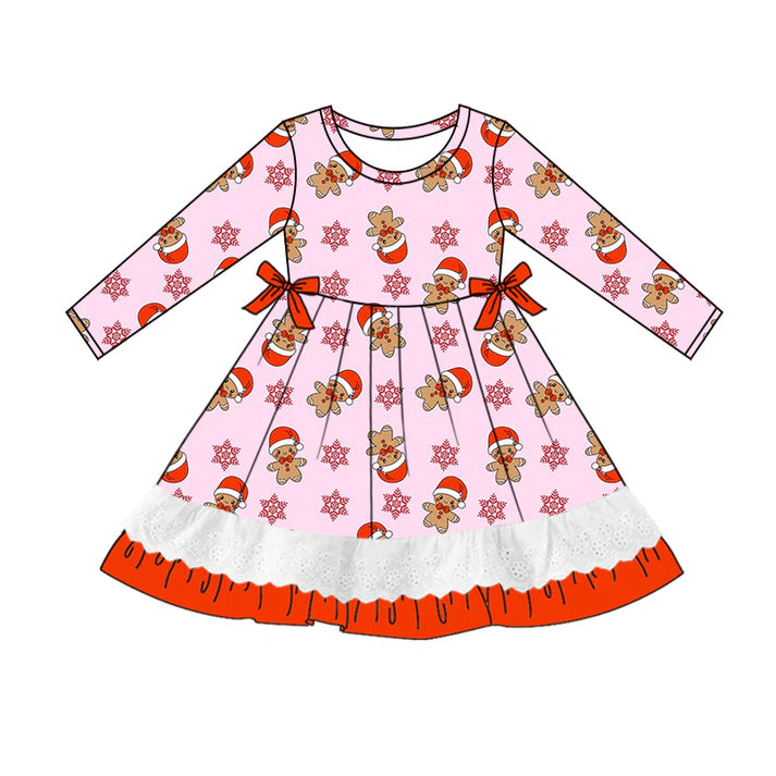 Baby Girls Dress Christmas This the season Knee Length Dresses Preorder MOQ 5