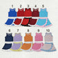 Sibling Baby Girls Sleeveless Vests Top Scallop Skirt Short Yoga Active Clothes Sets