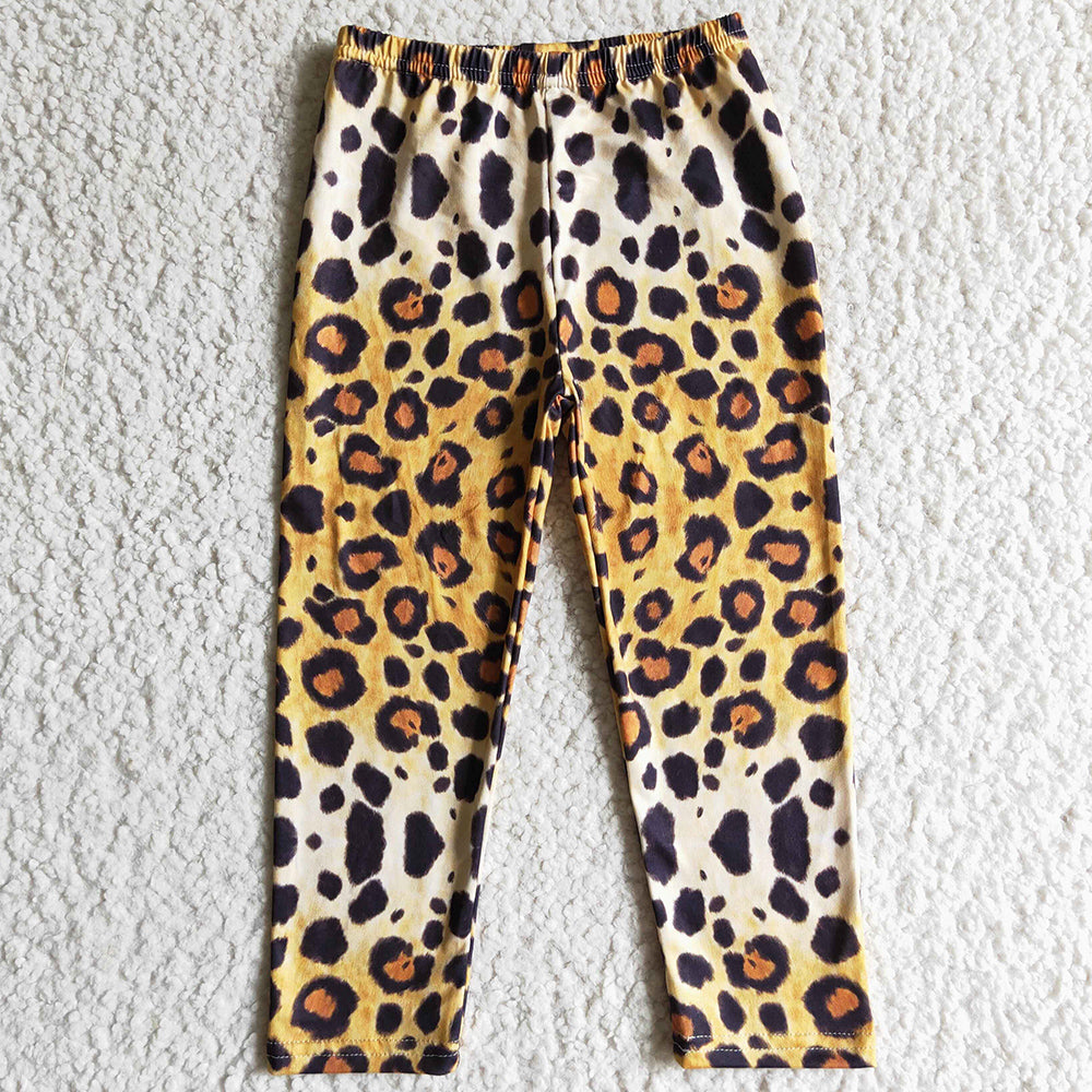 Boutique Girls Pants Leopard Long Pant P0012