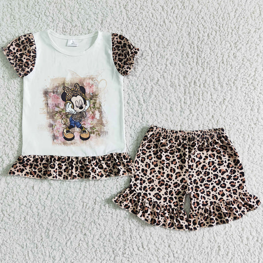 New Arrival Toddler Girls Clothes Set Summer Short Sleeve Shorts Girls Boutique Outfits GSSO0079