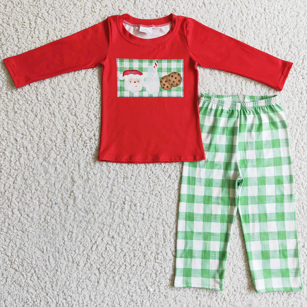 Hot Sale Boys Clothing Christmas Outfits Fashion Baby Boy Clothes Set BLP0109 GLP0285