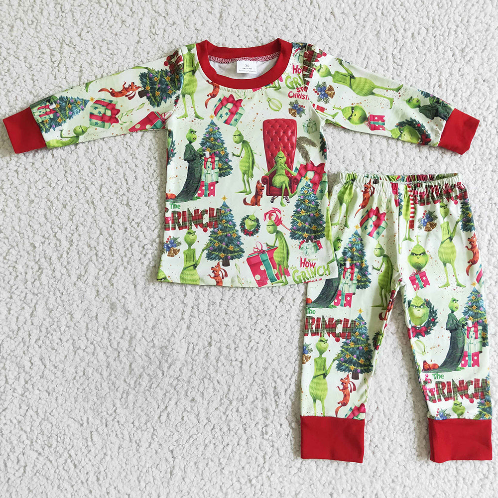 Toddler Baby Boy Pajamas Christmas Sleepwear Outfits BLP0052