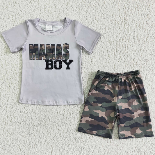 New Fashion Baby Boy Designer Clothes Sets Mama`s Boys Boutique Clothing Summer Boys Outfits BSSO0049