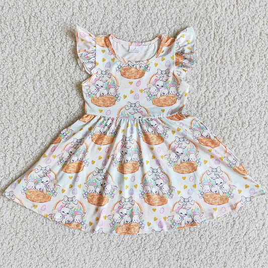 Easter Bunny Baby Girl Dress Cute Fashion Girl Dresses