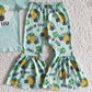 Toddler Baby Girl Clothes St. Patrick's Day Fashion Kid Clothing Girls Bell Bottom Outfits E5-27