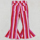 Boutique Girls Denim Pants Stripe Girls Jeans Bell Pants P0043