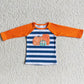 Cute Baby Boys Clothing T-shirt Pumpkin Embroidery Boutique Kids Sibling Clothing Girls Dress For Halloween Day 6 A19-29