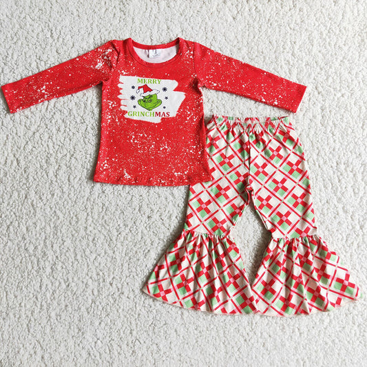 Boutique Baby Girls Clothes Christmas Outfits Cute Kids Girls Clothing Set 6 C7-3