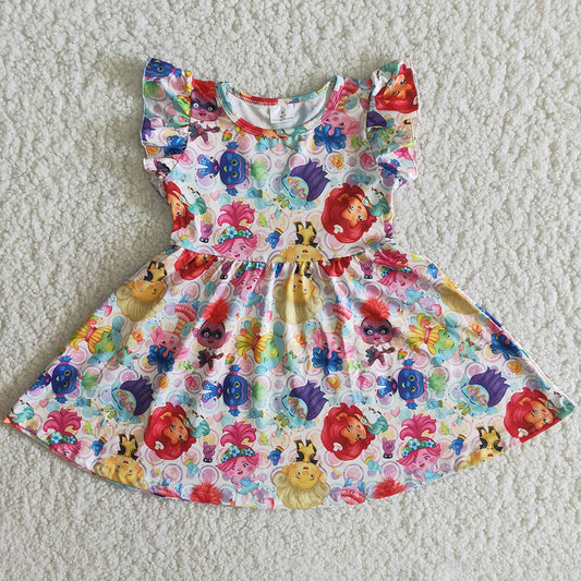 Boutique Baby Girl Dress Summer Little Girls Dress B13-12