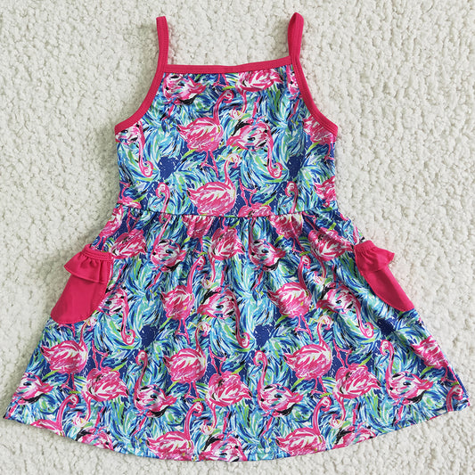 Summer Boutique Girls Dress Cute Baby Girl Clothes Set Boutique Kids Sibling Clothing Sister Outfits GSD0078