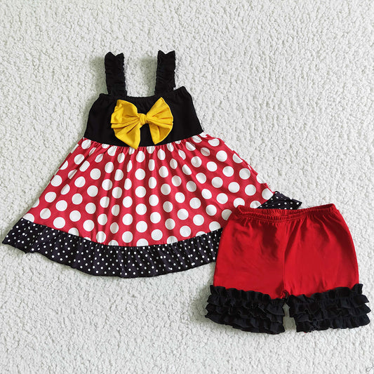 Boutique Baby Girls Clothes Summer Toddler Girls Clothing Cute Outfits D4-26