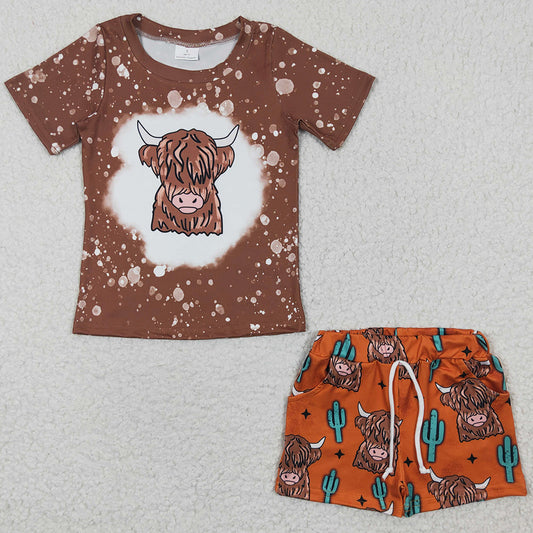 Cow Print Boutique Kids Boys Clothing Set BSSO0199