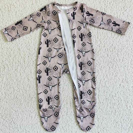 New Design Zipper Infant Baby Rompers LR0074