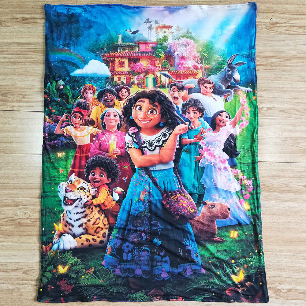 Fashion Baby Blankets Cartoon Print Boutique Girls Blankets Soft High Quality Blankets 29*43 inches BL0013