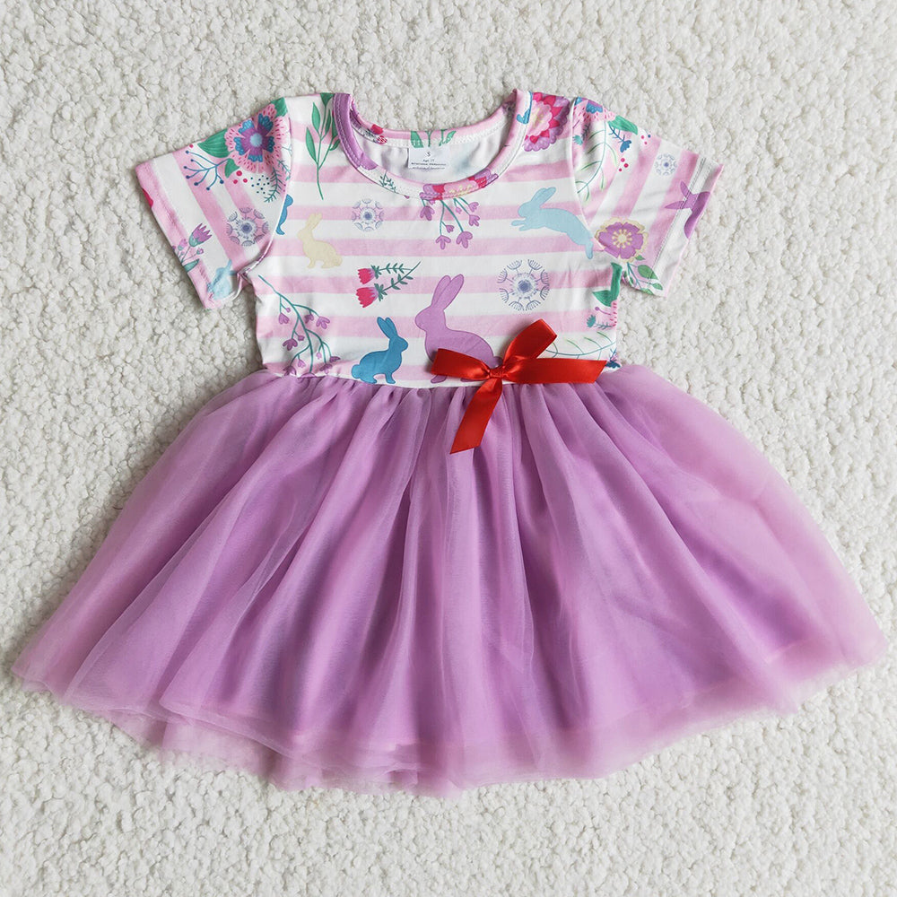 Cute Baby Girl Dress Easter Bunny Boutique Toddler Girl Dresses