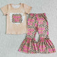 RTS Wholesale Baby Girl Clothes Short Sleeve Bell Pants Set Boutique Mamas Girls Kids Clothes Fashion Girls Clothing Outfits GSPO0078