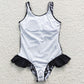 Baby Girls Swimsuits Summer Cow Print One Piece Swimsuit S0124