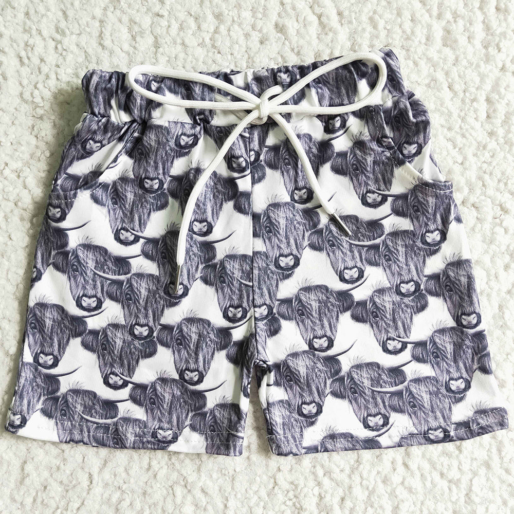 New Fashion Baby Boys Shorts Cow print Cute Summer Boys Clothing Trunks SS0001