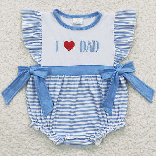 Infant Baby Girls Romper I Love Dad SR0235 SR0236