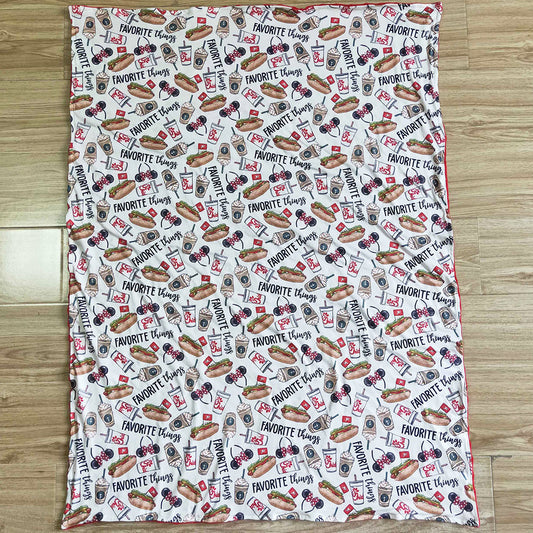 New Design Infant Baby Blankets 29*43 inches Boutique Newborn Kids Girls Blankets High Quality BL0020