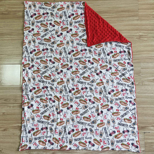 New Design Infant Baby Blankets 29*43 inches Boutique Newborn Kids Girls Blankets High Quality BL0020