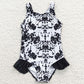 Baby Girls Swimsuits Summer Cow Print One Piece Swimsuit S0124